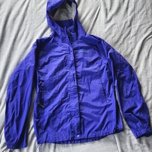 Marmot purple rain jacket